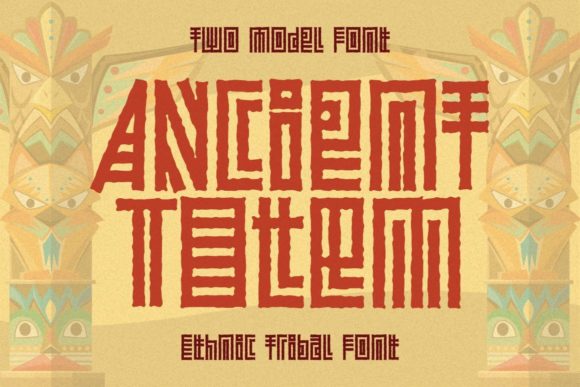 Ancient Totem Font: Elevating Tribal Campaign Visuals