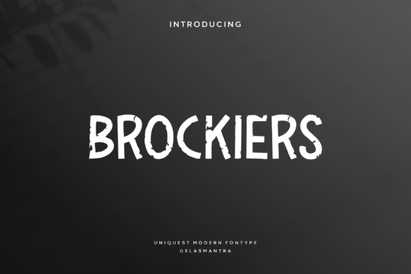 Brockiers Font: Handwritten Charm for Business Branding