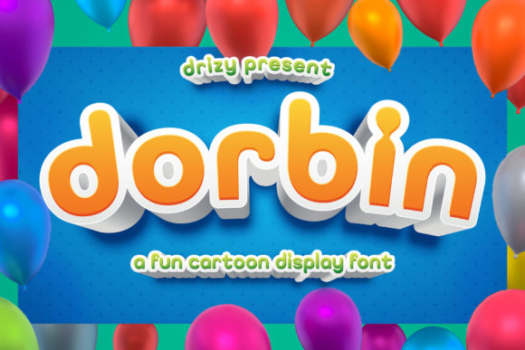 Dorbin Font: A Playful Display Typeface for Editorial Design