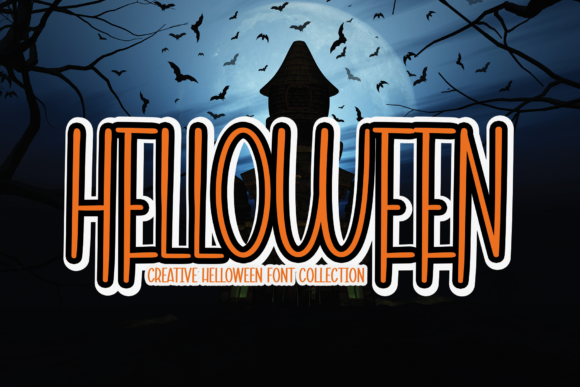 Helloween Font: A Casual Display Typeface for Web Design