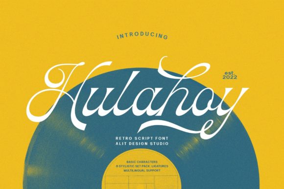 Hulahoy: A Retro Display Font for Modern Editorial Design