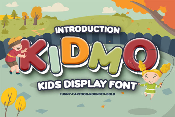Kidmo Font: Playful Display Type for Kids' Crafts