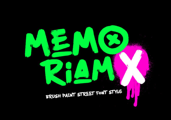 MemoriamX Font: A Display Typeface for Editorial Impact