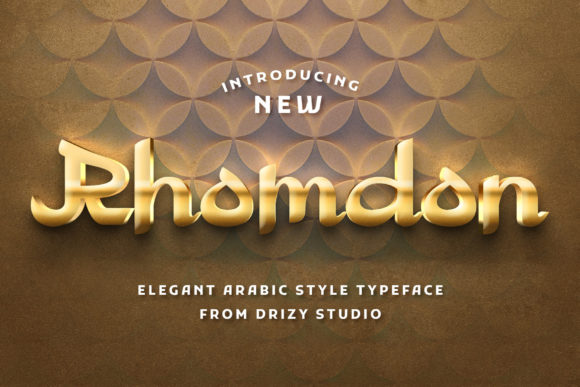 Rhomdon Font: Elegant Arabic Style for Crafters