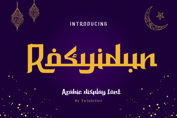 Rosyidun Font: Geometric Arabic Display for Branding