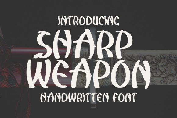 Sharp Weapon Font: Bold Editorial Typography