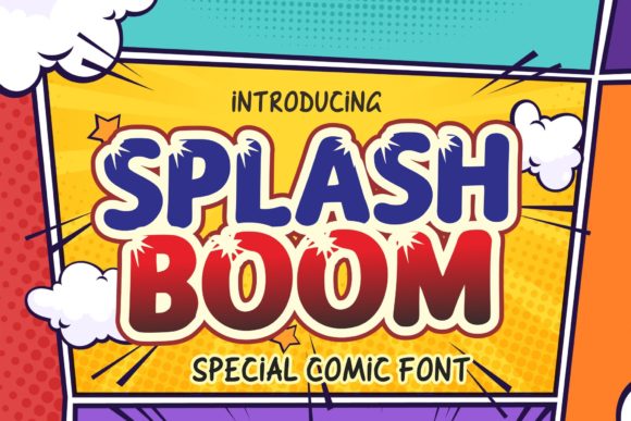 Splash Boom Font: A Groovy Display Typeface for Branding