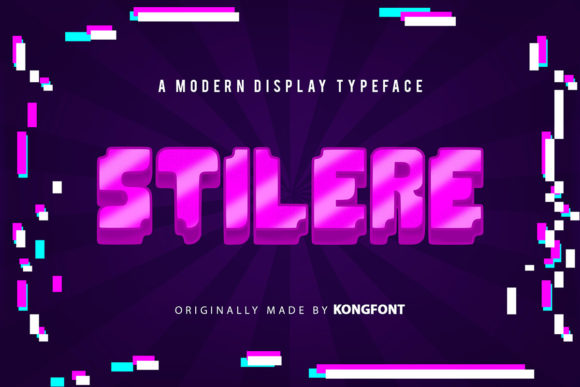 Stilere Font: Playful Display Typography for Editorial Design
