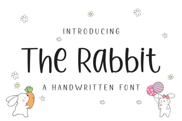 The Rabbit Font: Handwritten Charm for Small Business Branding